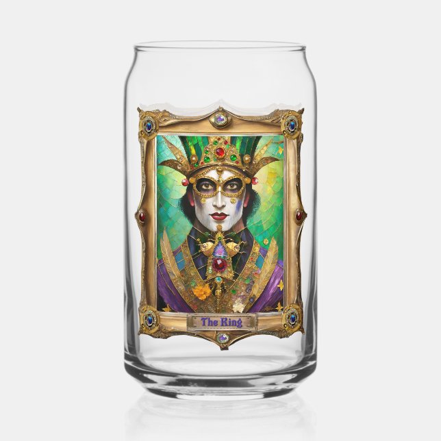 Mardi Gras Realm Portraits - The King Dosenglas (Rückseite)