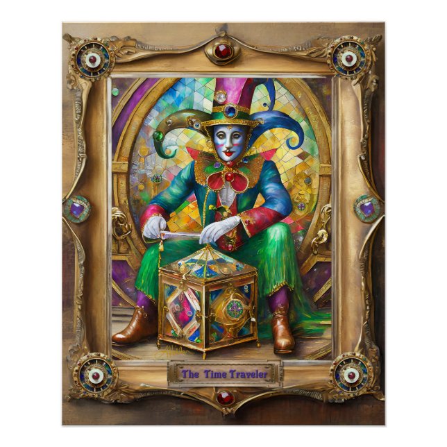 Mardi Gras Realm Portraits - The Time Traveller Poster (Vorderseite)