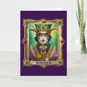 Mardi Gras Realm Porträts - Der König Karte