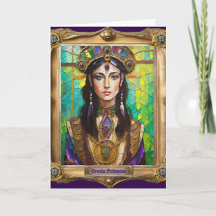 Mardi Gras Realm Porträts - Die Kreolische Prinzes Karte