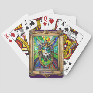 Mardi Gras Realm Porträts - Die Priesterin Spielkarten