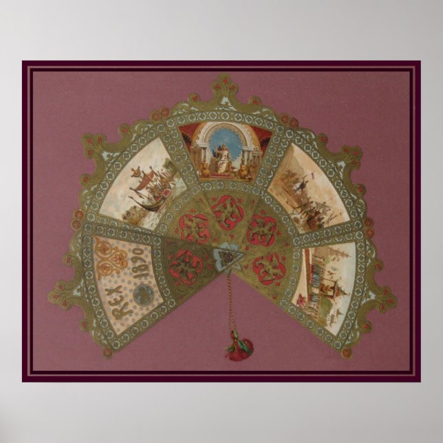 Mardi Gras Rex Ball 1890 Poster (Vorne)