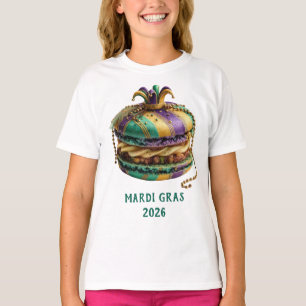 Mardi Gras Royal Macaron T-Shirt