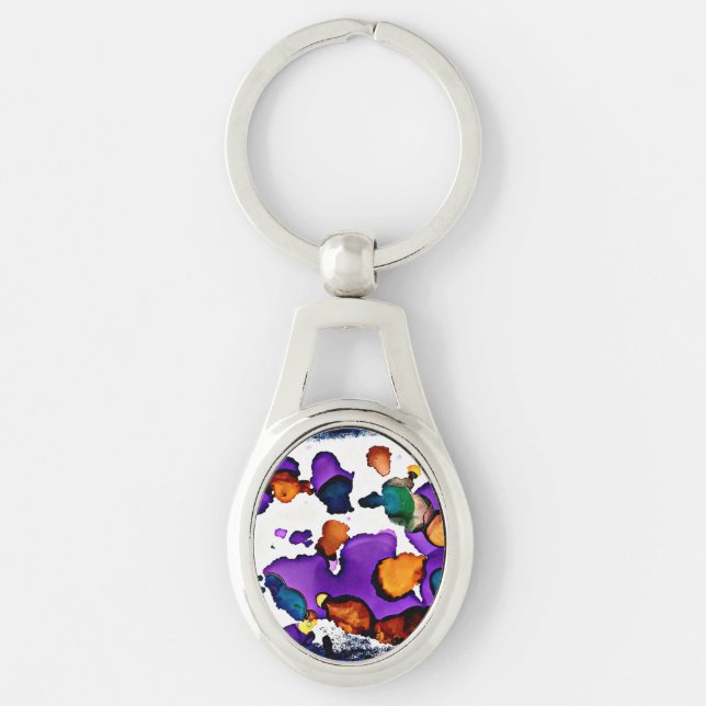 Mardi Gras Schlüsselanhänger (Vorderseite)