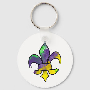 Mardi Gras Schlüsselanhänger