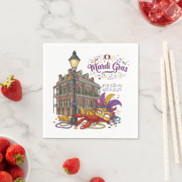 Mardi Gras Serviette