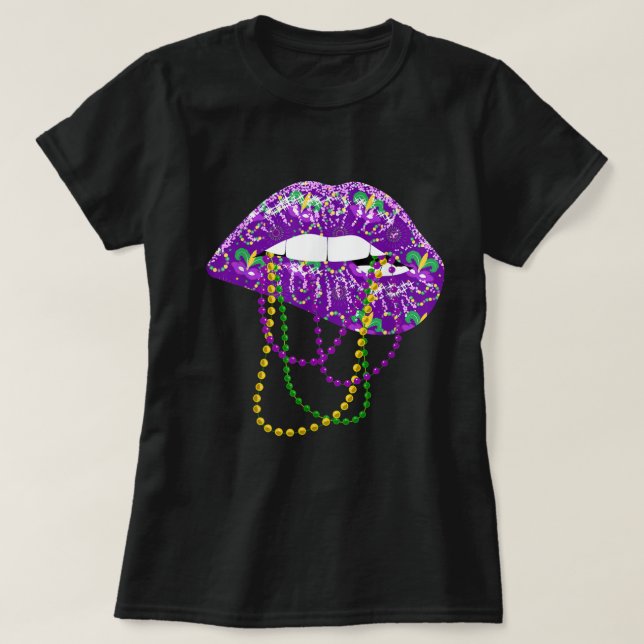 Mardi Gras Shirt für Frauen (Design vorne)