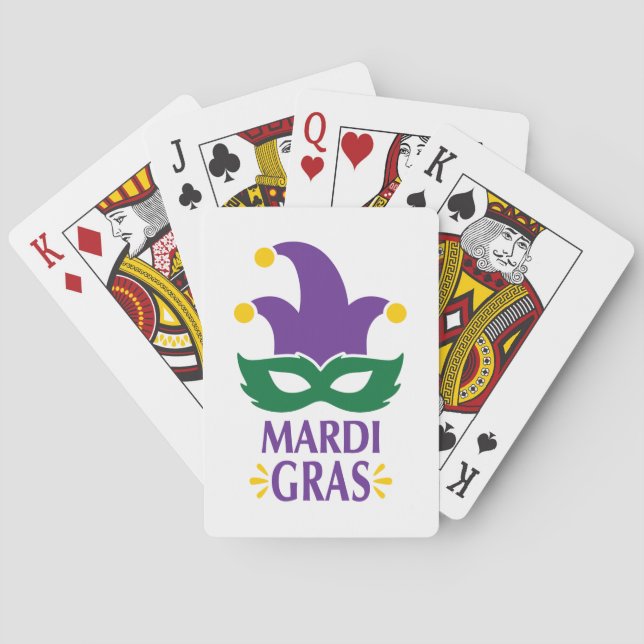 Mardi Gras Spielkarten (Rückseite)