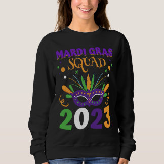 Mardi Gras Squad For Men Mardi Gras Outfit For Wom Sweatshirt