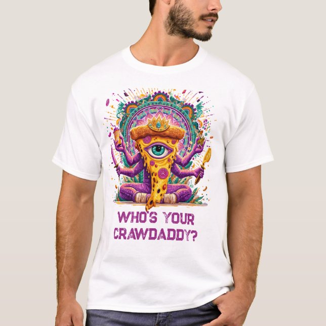 Mardi Gras Squid Jester Madness Couple T-Shirts, C T-Shirt (Vorderseite)