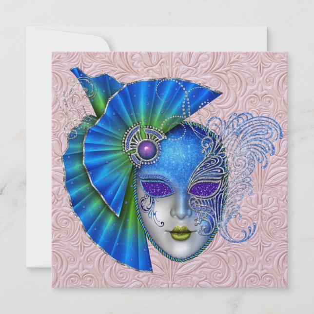 Mardi Gras - SRF Einladung (Vorderseite)