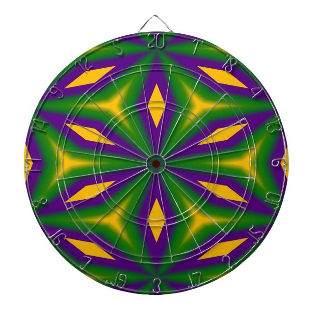 Mardi Gras Star Dartscheibe (vorne)