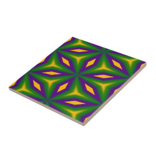 Mardi Gras Star Fliese