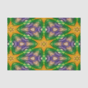 Mardi Gras Stars Tissue Paper Seidenpapier