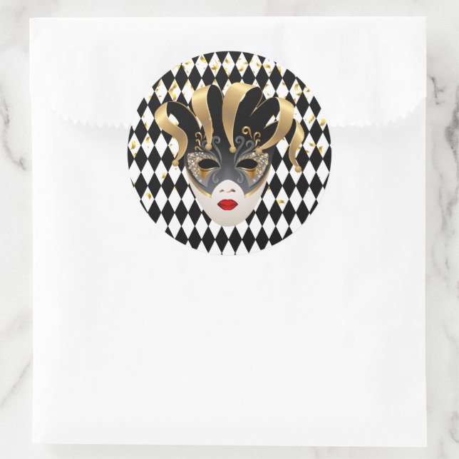 Mardi Gras Sticker (Tasche)