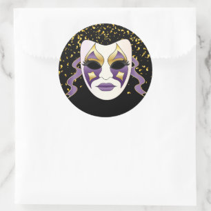 Mardi Gras Sticker