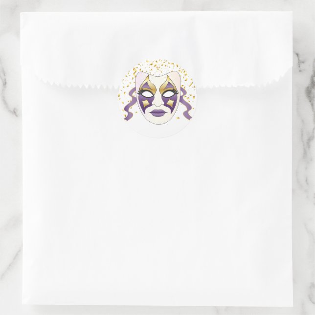 Mardi Gras Sticker (Tasche)