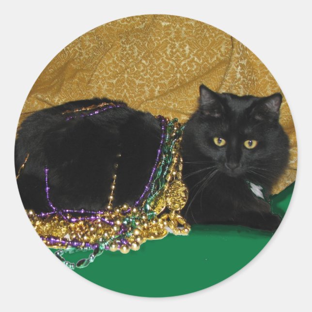 Mardi Gras Sticker (Vorderseite)