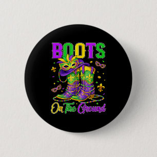 Mardi Gras Stiefel On The Ground Cowgirl Western B Button