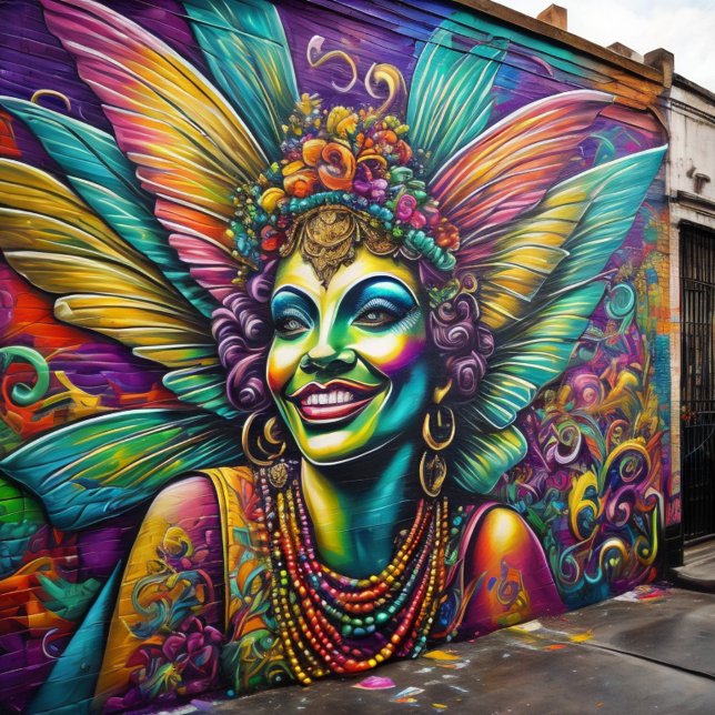 Mardi Gras Street Graffiti (Von Creator hochgeladen)