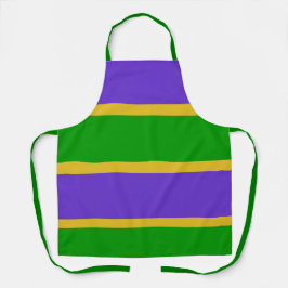 Mardi Gras Stripes Schürze