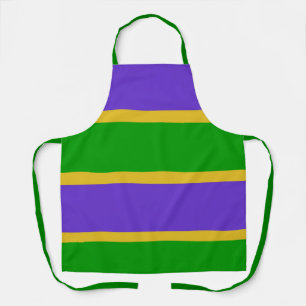 Mardi Gras Stripes Schürze