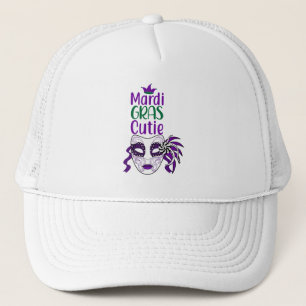 Mardi Gras Süsse Trucker Hat Truckerkappe