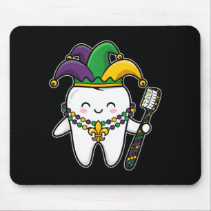 Mardi Gras Süße Zähne Zahnarzt Hygienikerin Ist Mousepad