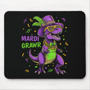 Mardi Gras T-Rex Dino-Kostüm Kleinkinder Jungen Ki Mousepad