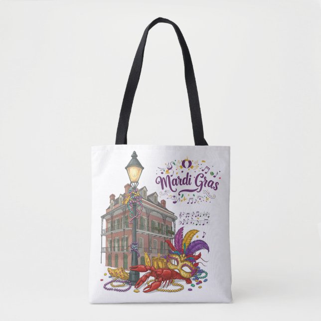 Mardi Gras Tasche (Vorderseite)
