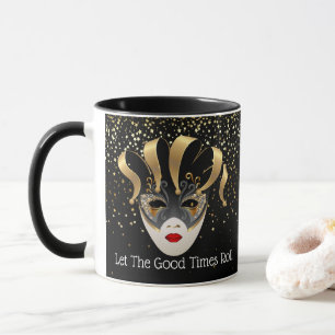 Mardi Gras Tasse Lasse die Rolle der guten Zeiten