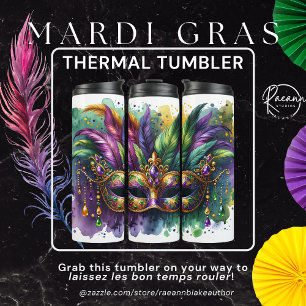 Mardi Gras Thermobecher Thermosbecher