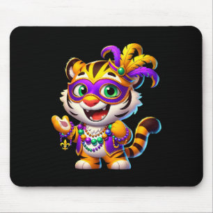 Mardi Gras Tiger Kostüm Tier New Orleans Party  Mousepad