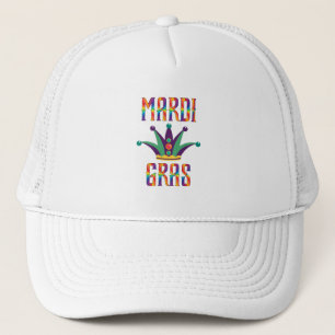 Mardi Gras Trucker Hat Truckerkappe