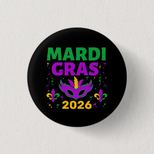 Mardi Gras Trucker-Mütze Button
