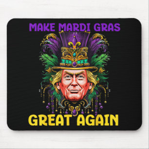 Mardi Gras Trump 2025 Funny Mag Mardi Gras Great Mousepad