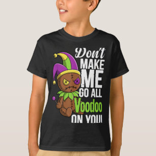 Mardi Gras Umzug Stitch Voodoo-Puppe Narr Gruselig T-Shirt