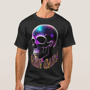 Mardi Gras Umzugs-Schädel für Frauen und Männer zu T-Shirt