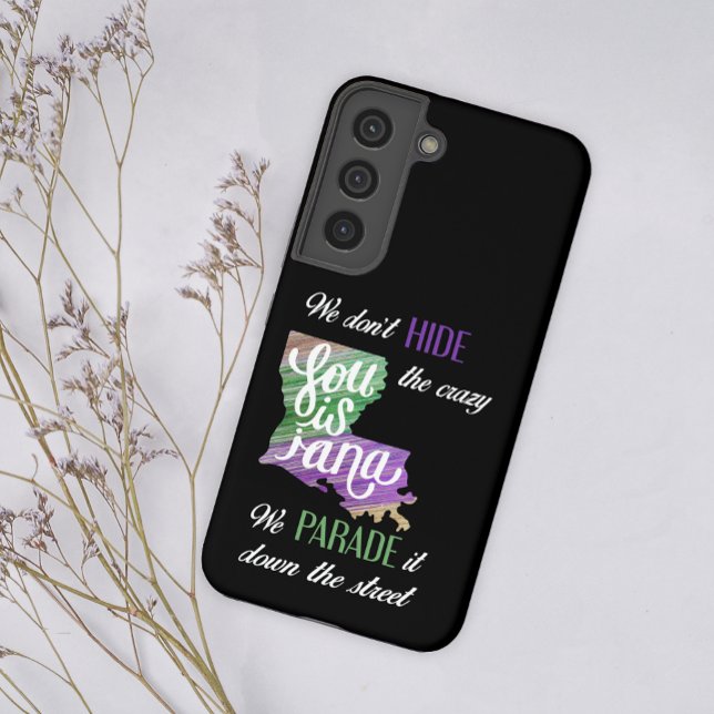 Mardi Gras Verbergen Sie nicht den verrückten Para Samsung Galaxy Hülle (Von Creator hochgeladen)