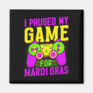 Mardi Gras Video Games Karneval für mich gestoppt Magnet