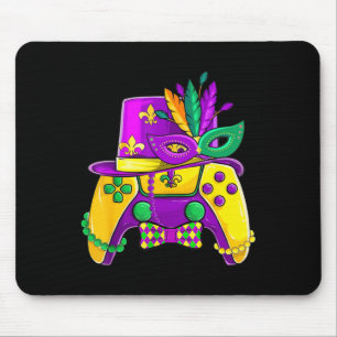 Mardi Gras Videospiel-Controller-Jesterhut-Kostüm Mousepad