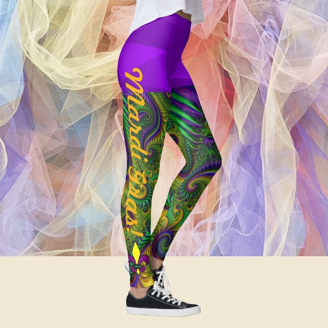 Mardi Gras Violet Leggings Lila Ameisen (Von Creator hochgeladen)