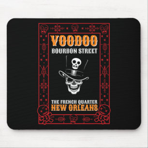Mardi Gras Voodoo Liebhaber Schwarzmagie Karneval  Mousepad