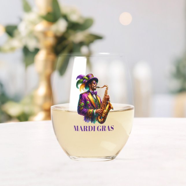 Mardi Gras Weinglas Ohne Stiel (Insitu (Hochzeit))