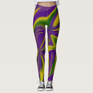 Mardi Gras Wirbel Leggings