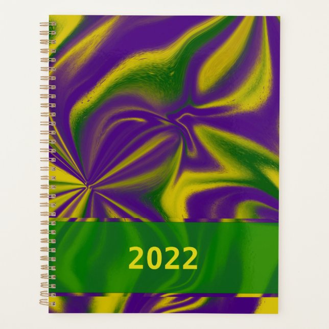 Mardi Gras Wirbel Planer (Vorderseite)