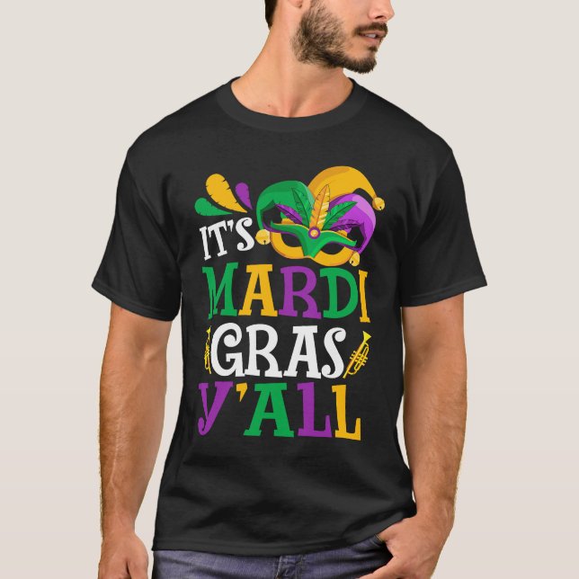 Mardi Gras Yall New Orleans Parade Women T-Shirt (Vorderseite)