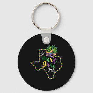 Mardi Gras Yall Texas Galveston Souvenir Gif Schlüsselanhänger