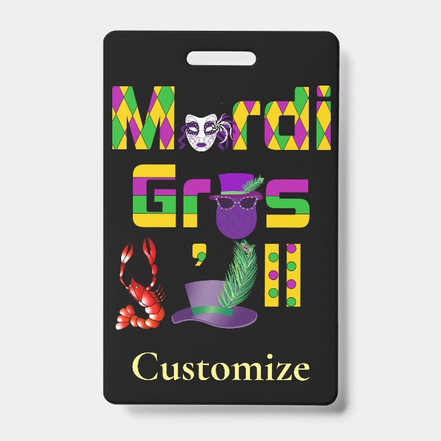 Mardi Gras Y'all Thunder_Cove Ausweis (Vorderseite)