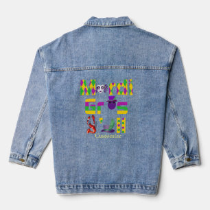 Mardi Gras Y'all Thunder_Cove Jeansjacke